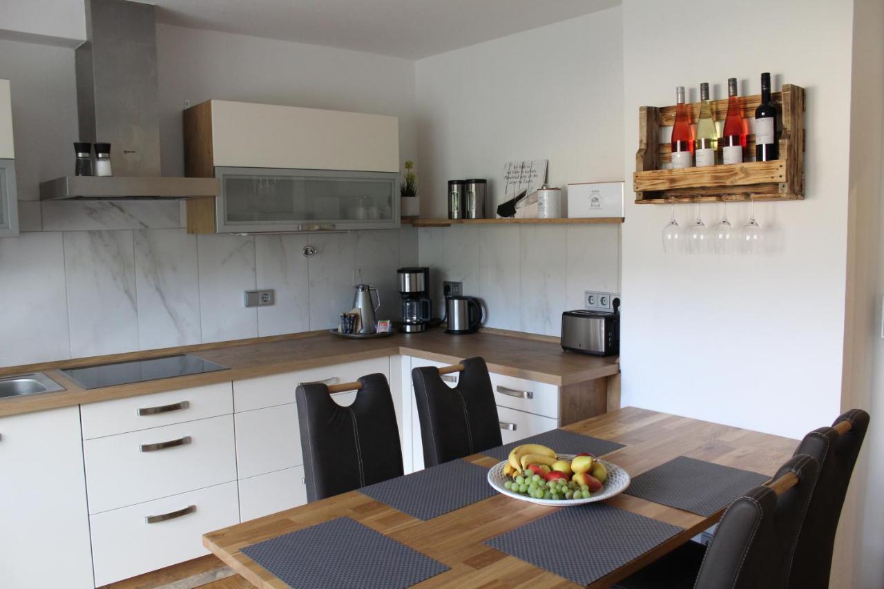 Ferienwohnung Forellenhof Oberschwarzach Bagian luar foto