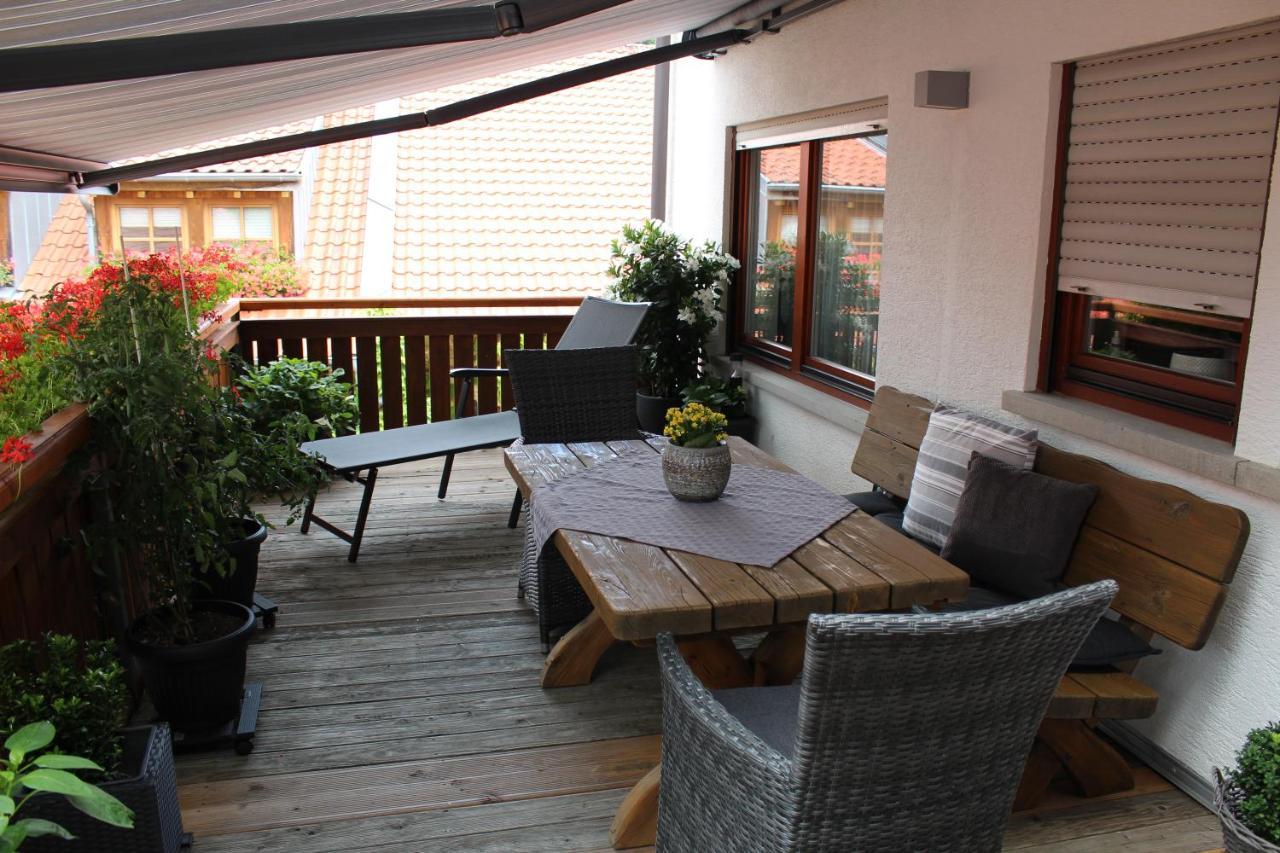 Ferienwohnung Forellenhof Oberschwarzach Bagian luar foto