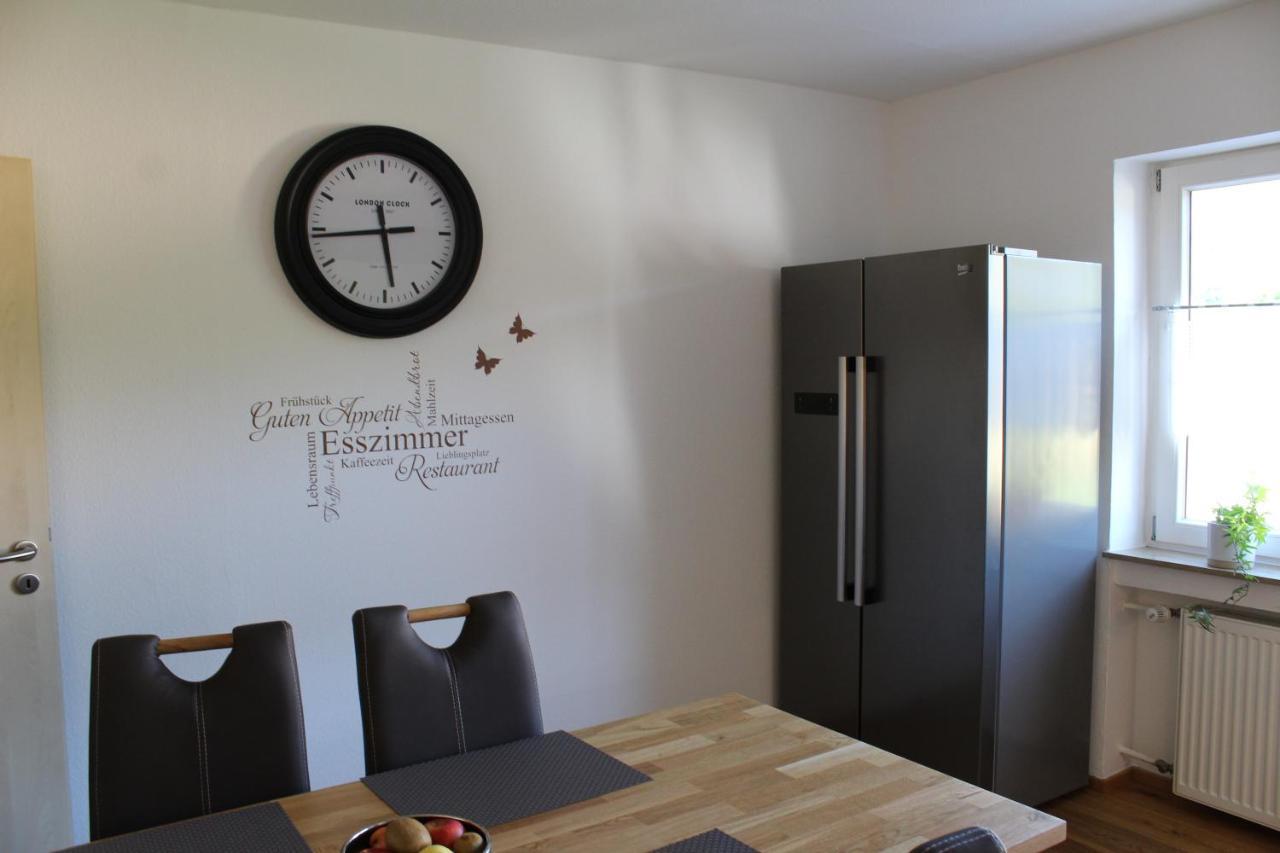 Ferienwohnung Forellenhof Oberschwarzach Bagian luar foto