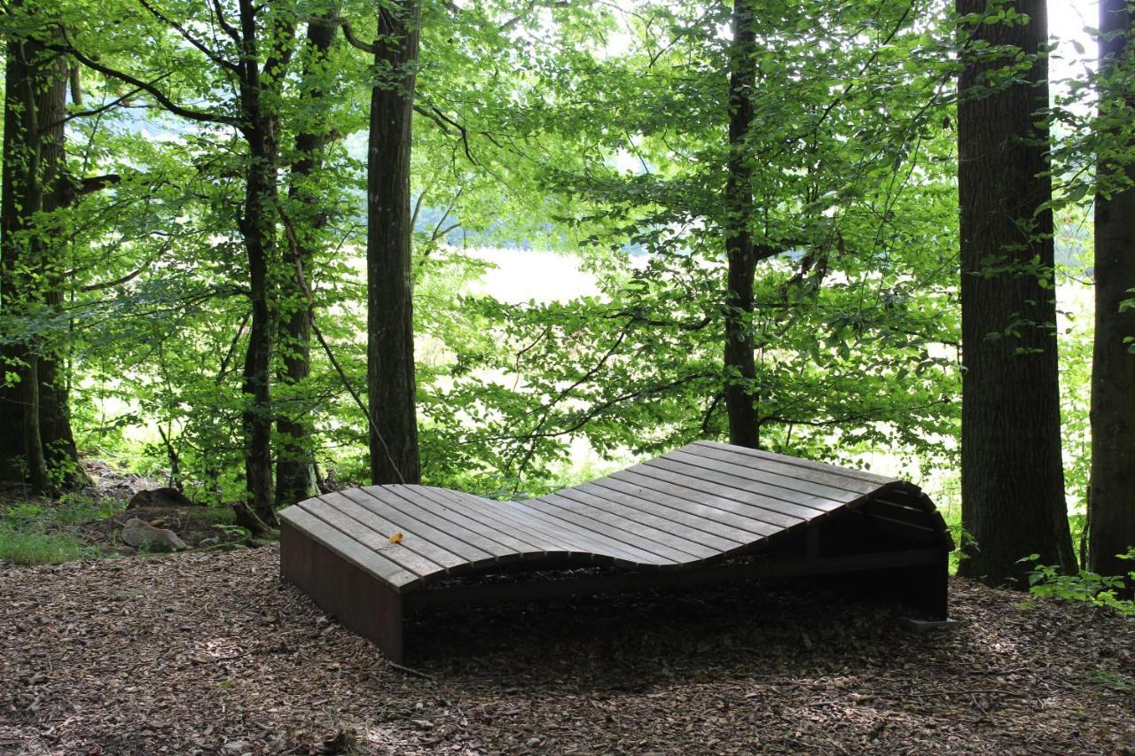 Ferienwohnung Forellenhof Oberschwarzach Bagian luar foto